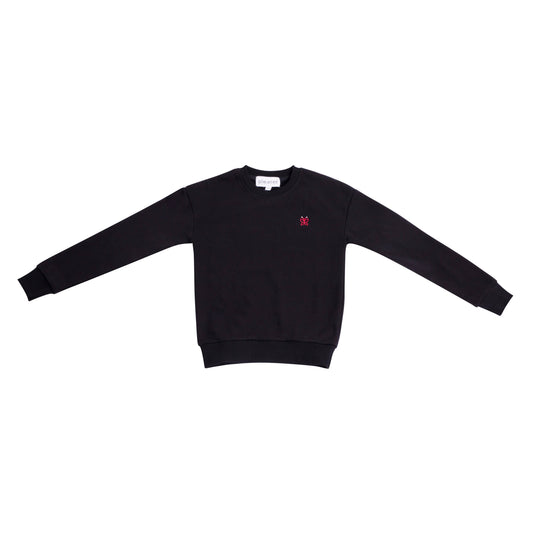 Black French Terry Sweater