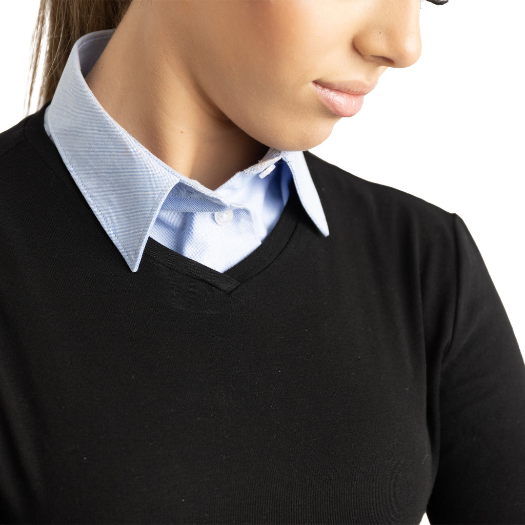 V-neck Overlap T-shirt