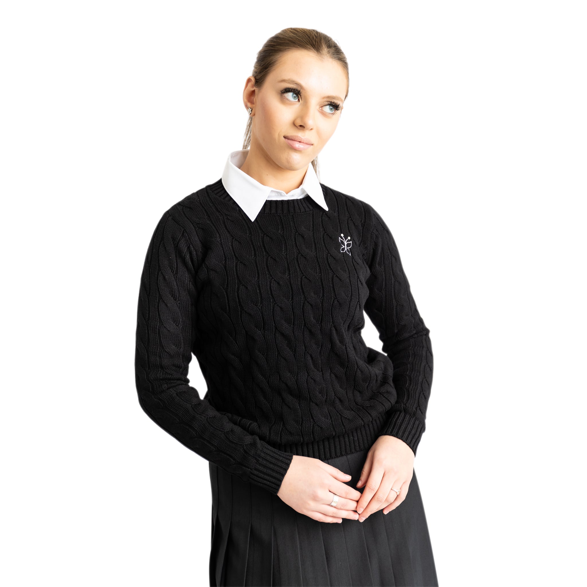 Dickey- long with pointed collar