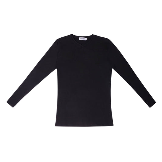 V-neck Overlap T-shirt