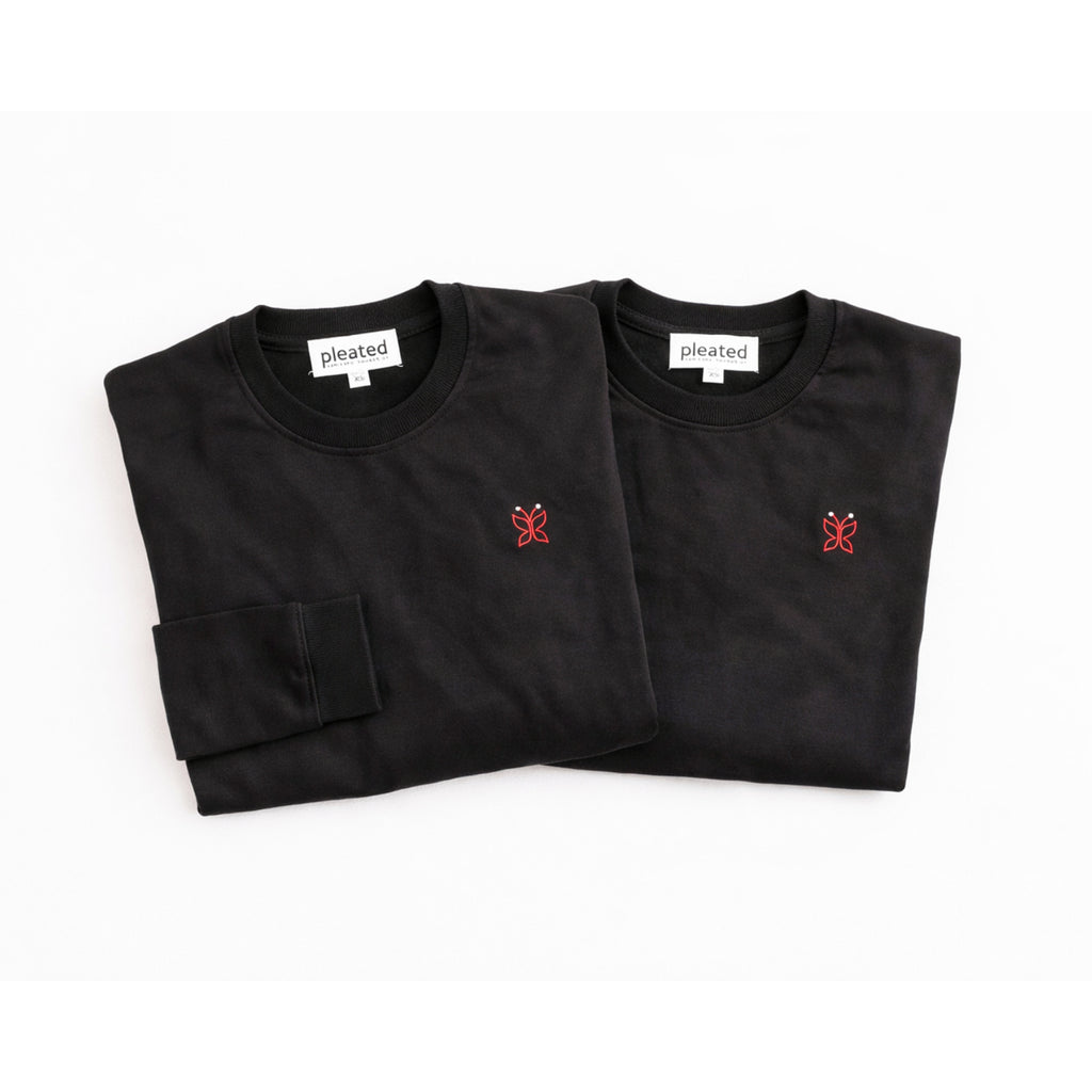 Black French Terry Sweater